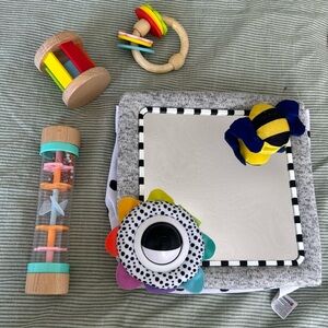 Montessori toys for babies (0-12months), 5 pieces, from Amazon